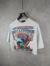 Hand Altered Cropped T-Shirt Womens Large L MLB Vintage Single Stitch T-Shirt